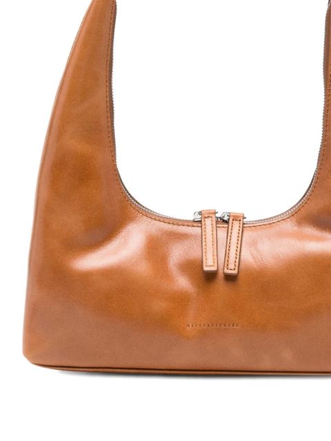 Marge Sherwood zip leather shoulder bag - Brown