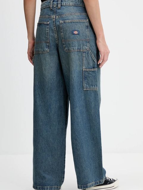 Dickies jeansy damskie kolor granatowy DK0A4Z6S - zdjęcie produktu nr 2