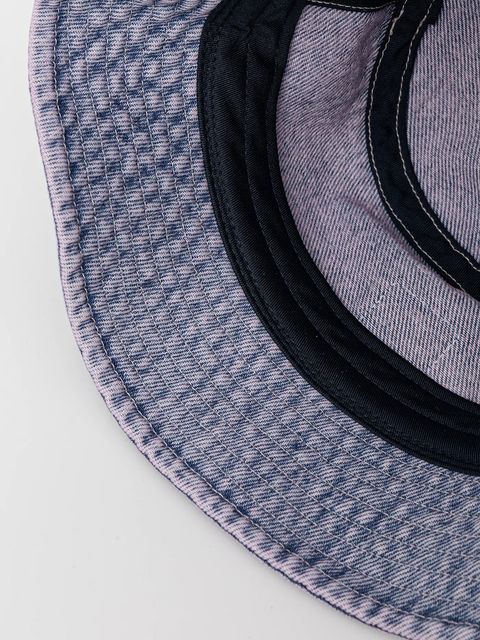 Tommy Jeans kapelusz jeansowy kolor niebieski bawełniany AW0AW17816 - zdjęcie produktu nr 2