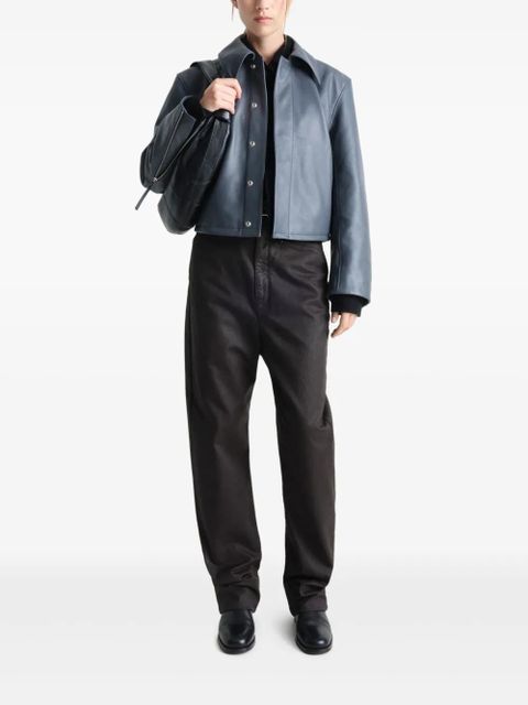 LEMAIRE cropped jacket - Blue