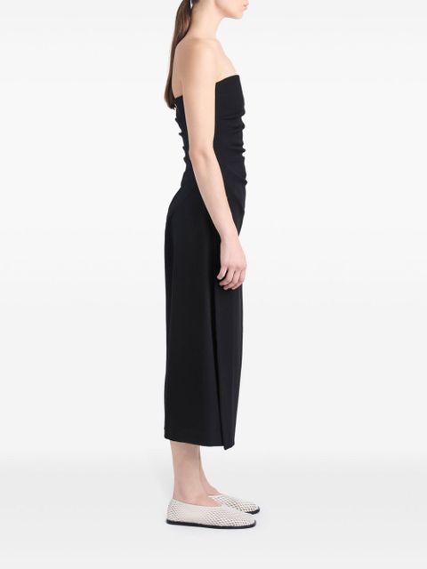 Proenza Schouler strapless crepe midi dress - Black