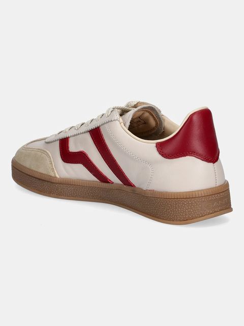 Gant sneakersy skórzane Cuzima damskie kolor beżowy 31531040