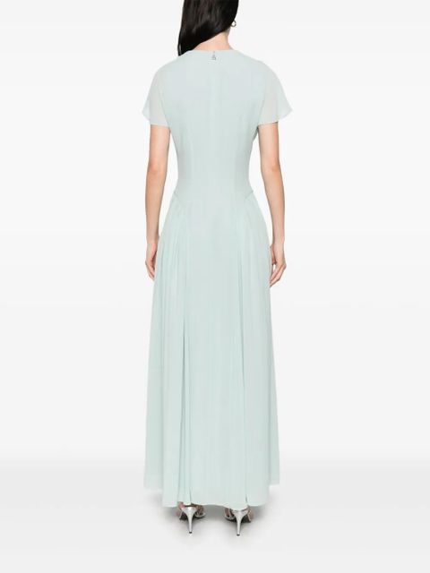 ROTATE BIRGER CHRISTENSEN V-neck maxi dress - Blue