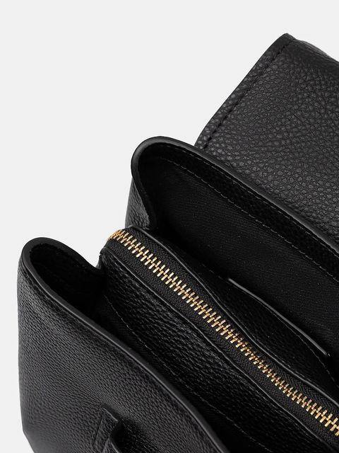 MICHAEL Michael Kors plecak skórzany QUINN damski kolor czarny mały gładki 30T5GQNB0L