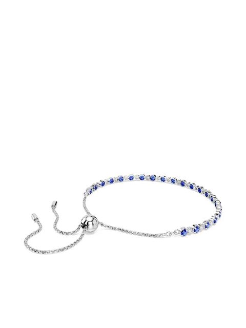 Swarovski Matrix Tennis round-cut stone bracelet - Silver