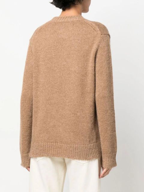 Jil Sander wool knit jumper - Brown
