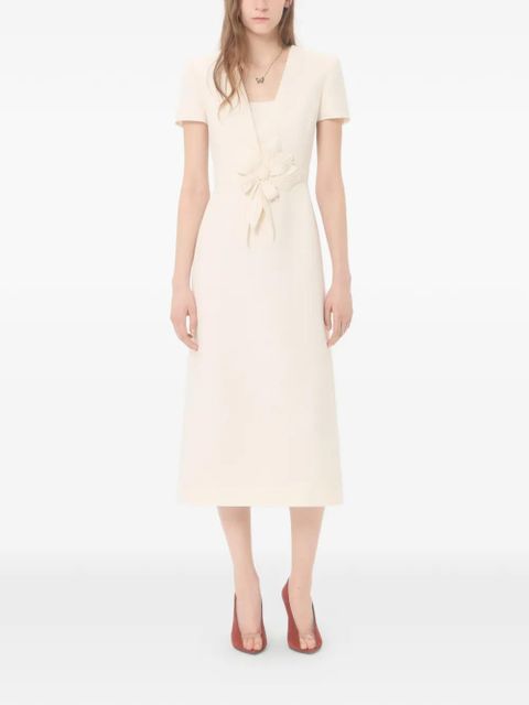 Valentino Garavani embroidered crepe couture dress - Neutrals - zdjęcie produktu nr 2