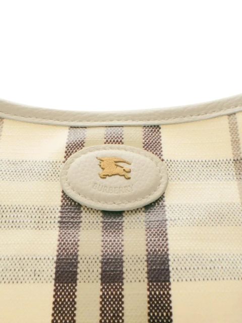 Burberry mini Highlands check shoulder bag - Neutrals