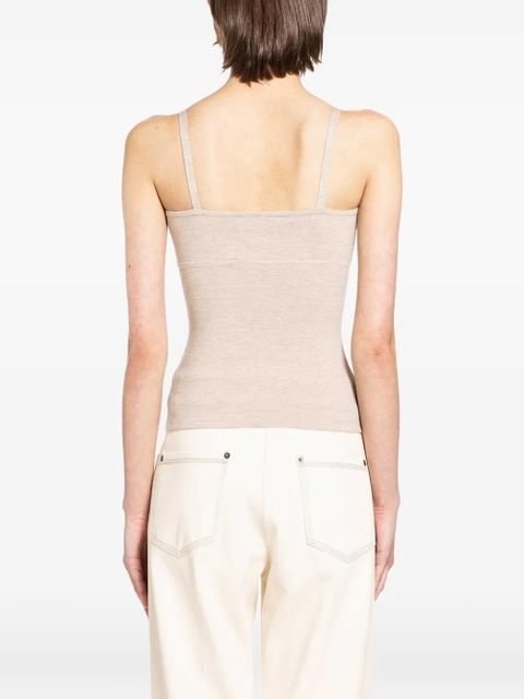 Max Mara spaghetti-straps tank top - Neutrals