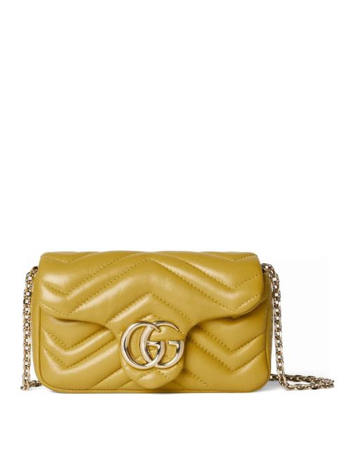 Gucci mini GG Marmont shoulder bag - Yellow - zdjęcie produktu nr 1