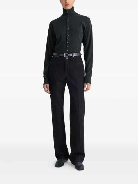 LEMAIRE high-neck buttoned cardigan - Grey - zdjęcie produktu nr 2