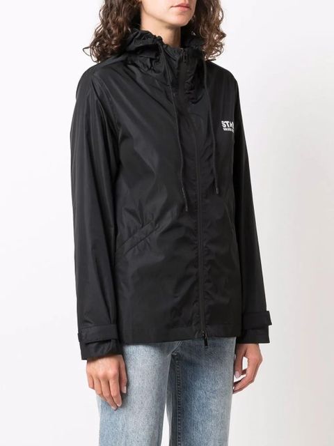 Golden Goose Daris star-print windbreaker jacket - Black