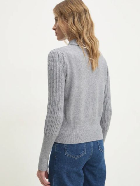 Answear.LAB sweter damski kolor szary lekki