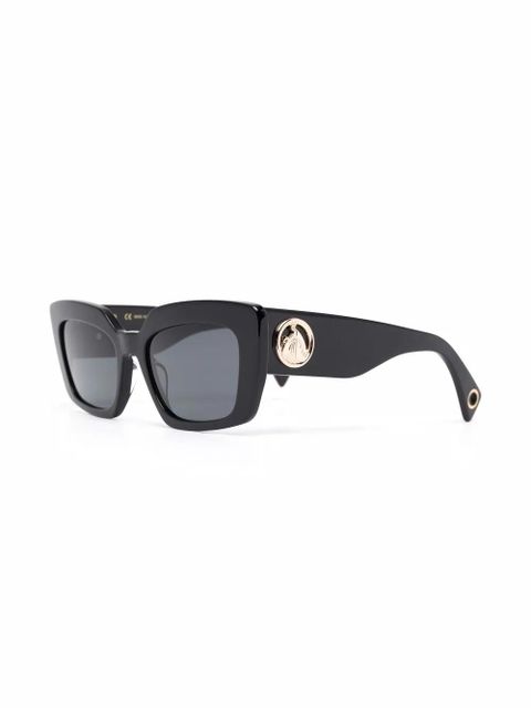 Lanvin tinted rectangle-frame sunglasses - Black - zdjęcie produktu nr 2