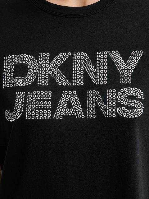 Dkny t-shirt damski kolor czarny DJ6T1692