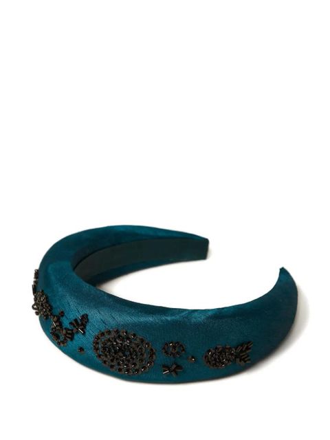 TWINSET beaded headband - Green - zdjęcie produktu nr 1