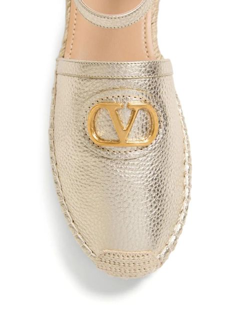 Valentino Garavani 25mm VLogo Signature ballet flats - Gold