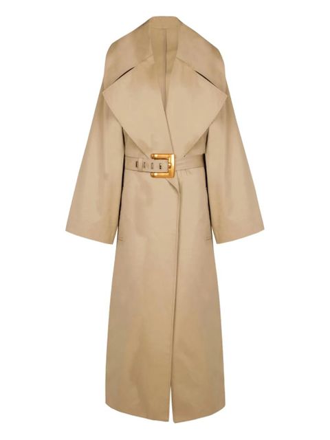 Balmain belted trench coat - Neutrals - zdjęcie produktu nr 1