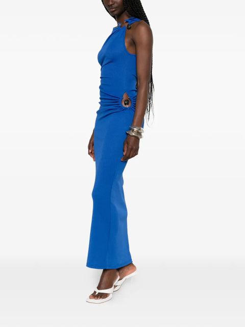 Christopher Esber Calisto Trinity stone-embellished maxi dress - Blue - zdjęcie produktu nr 2