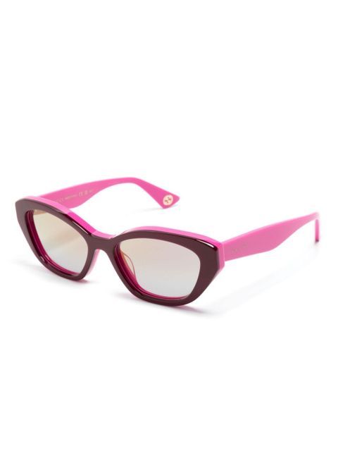 Gucci Eyewear cat-eye sunglasses - Purple - zdjęcie produktu nr 2