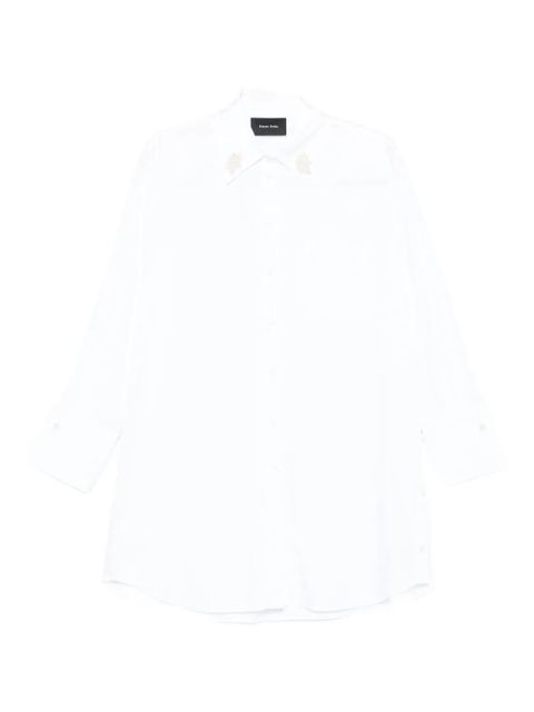 Simone Rocha cotton shirt - White - zdjęcie produktu nr 2