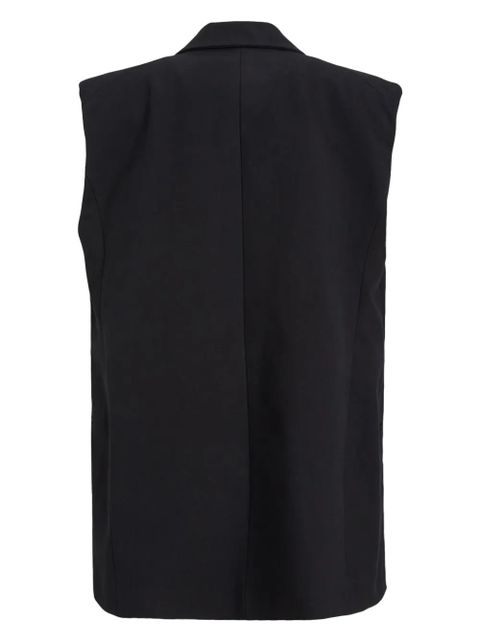 Jil Sander belted vest - Black - zdjęcie produktu nr 2