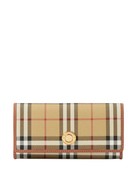 Burberry Check-print continental wallet - Neutrals - zdjęcie produktu nr 1