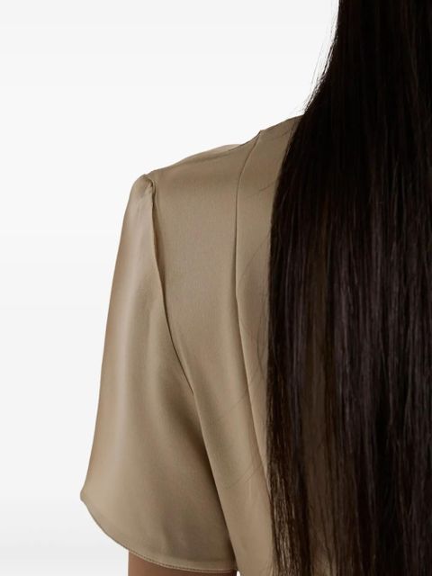 Prada Satin crepe top - Neutrals