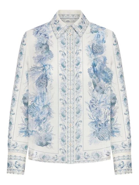 ZIMMERMANN buttoned printed shirt - White - zdjęcie produktu nr 1