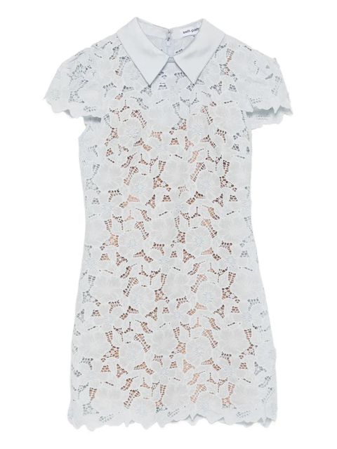 Self-Portrait floral lace dress - Blue - zdjęcie produktu nr 1