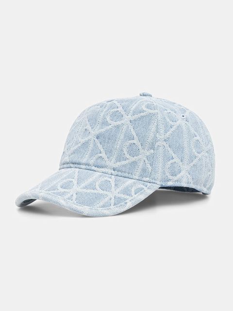 Calvin Klein czapka z daszkiem jeansowa - zdjęcie produktu nr 1