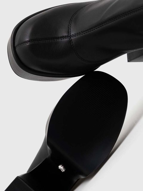 Naked Wolfe botki Sugar damskie kolor czarny na słupku