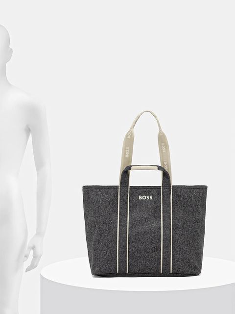 BOSS torebka kolor szary 50552483