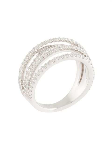 APM Monaco Croisette five-hoop ring - Silver