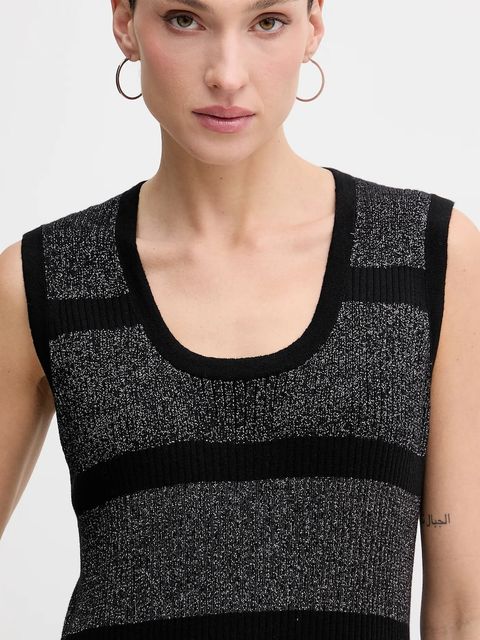 Sisley sweter damski kolor czarny lekki 1194LH00M - zdjęcie produktu nr 2