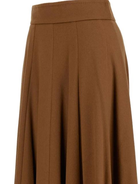 Max Mara Sagra wool skirt - Brown