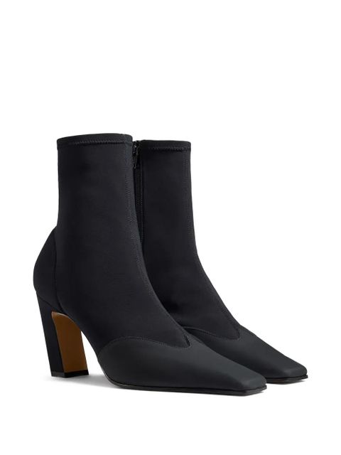 KHAITE 85mm Nevada pointed-toe heeled boots - Black