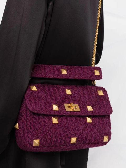 Valentino Garavani Roman Stud tote bag - Purple