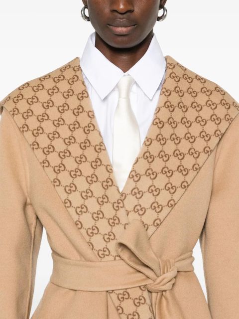 Gucci reversible GG coat - Brown - zdjęcie produktu nr 2