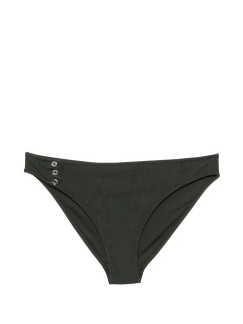 TOTEME ribbed button bikini bottom - Green - zdjęcie produktu nr 1