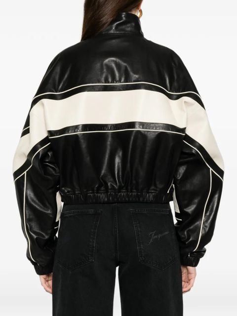 AMIRI logo-panelled jacket - Black