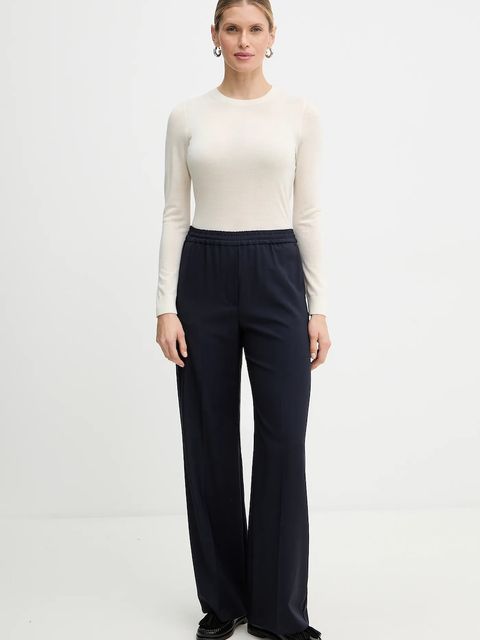 BOSS sweter wełniany Ferpina damski kolor beżowy lekki 50544987 - zdjęcie produktu nr 2