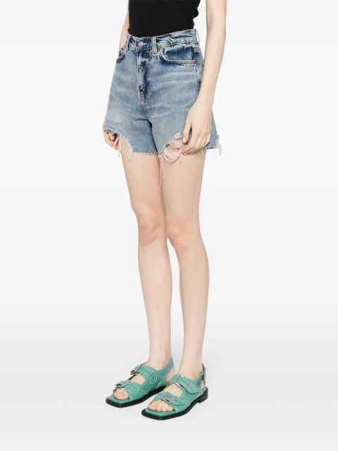 Reformation acid-wash denim shorts - Blue - zdjęcie produktu nr 2