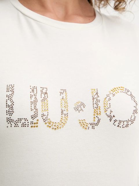 Liu Jo longsleeve kolor beżowy TF5300.JS003