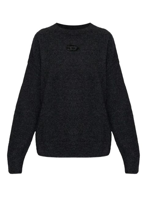 Diesel M-Areeta logo cut-out sweater - Grey - zdjęcie produktu nr 1