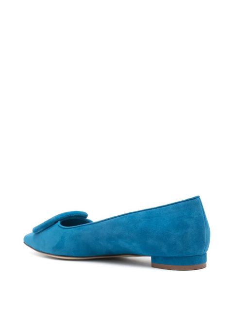 Manolo Blahnik Maysale ballet flats - Blue - zdjęcie produktu nr 2