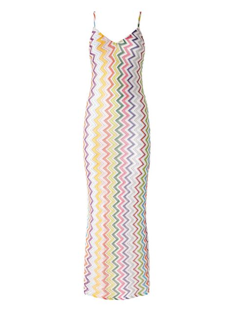 Missoni zigzag-pattern dress - White - zdjęcie produktu nr 1