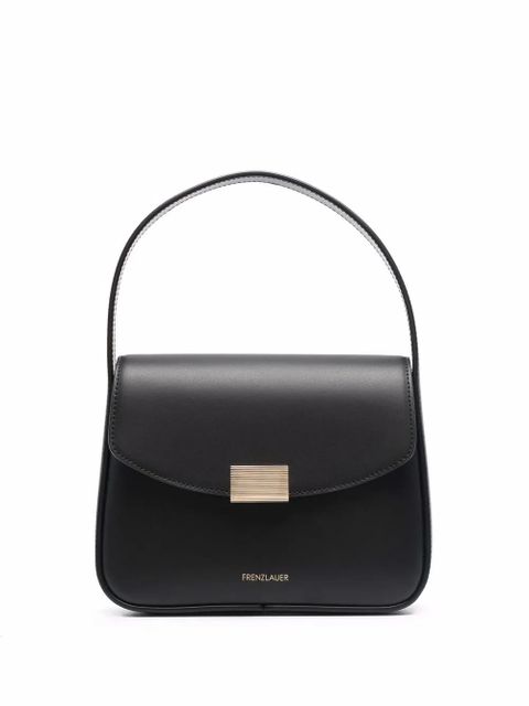 Frenzlauer leather tote bag - Black