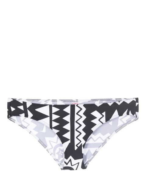 ERES Union geometric-print bikini bottoms - Black - zdjęcie produktu nr 1