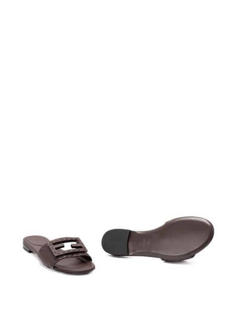 FENDI Baguette flat sandals - Brown
